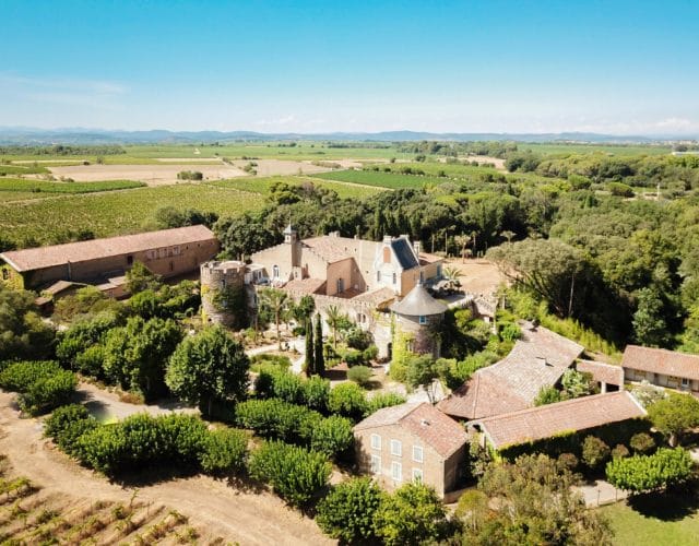 vue aérienne chateau béziers