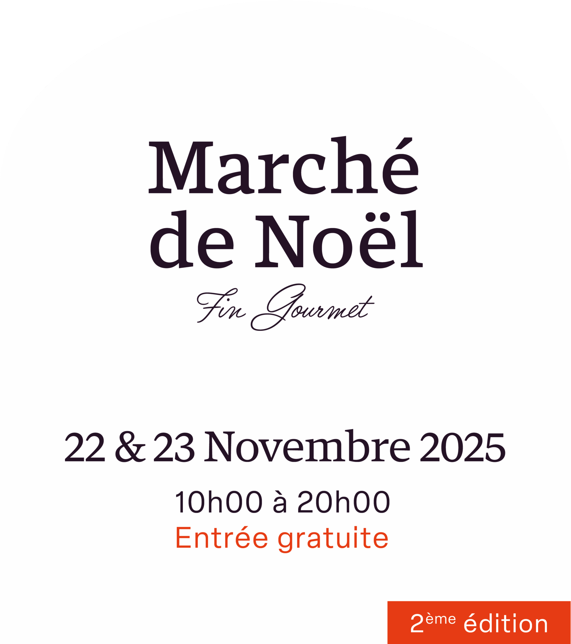 Le marché de Noël Fin Gourmet 2025 au Château Hermitage de Combas
